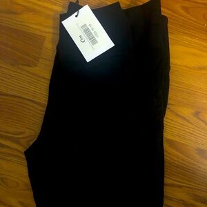 zyia black cuffed mirage mid rise 7/8 leggings